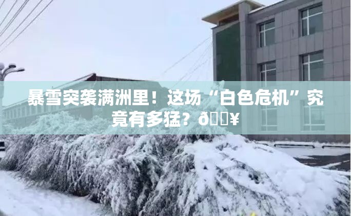 暴雪突袭满洲里