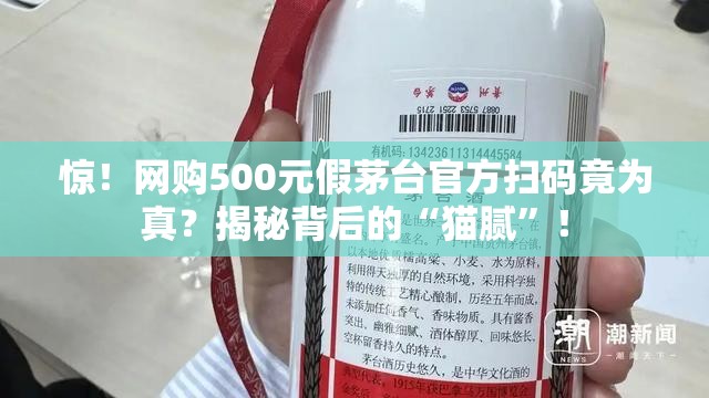 惊！网购500元假茅台官方扫码竟为真？揭秘背后的“猫腻”！